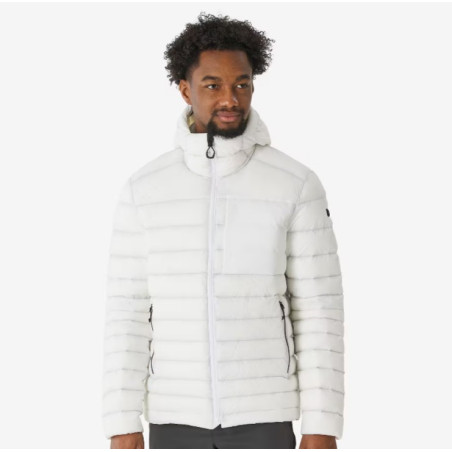 Doudoune à capuche blanc